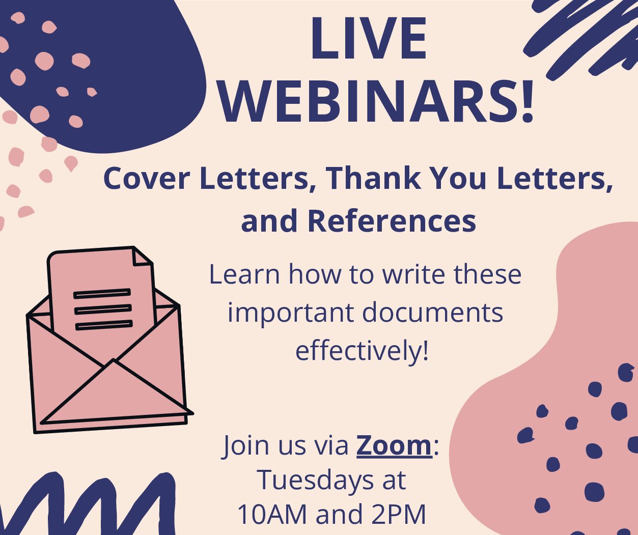 Cover Letters, Thank You Letters, and References (Live Webinar)