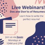 Dos and Don'ts of Resumes (Live Webinar)