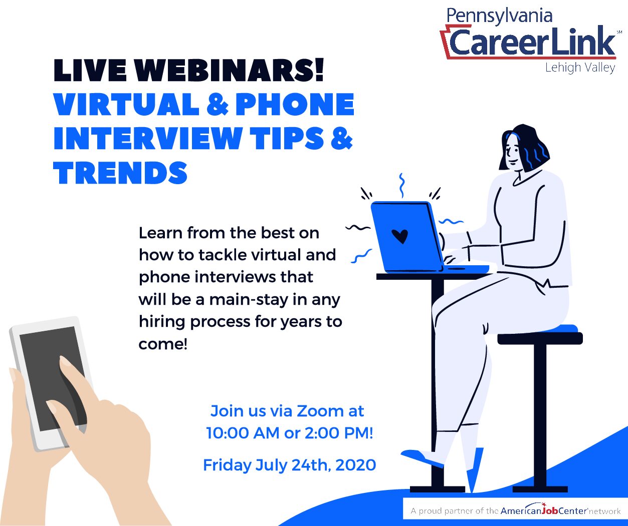 Virtual & Phone Interview Tips & Trends (Live Webinar)