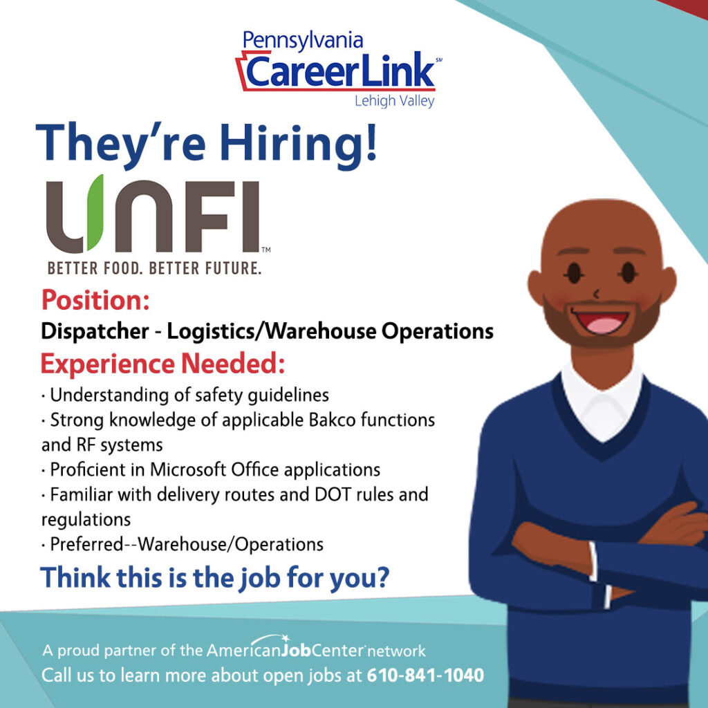 Unfi job of the day graphic