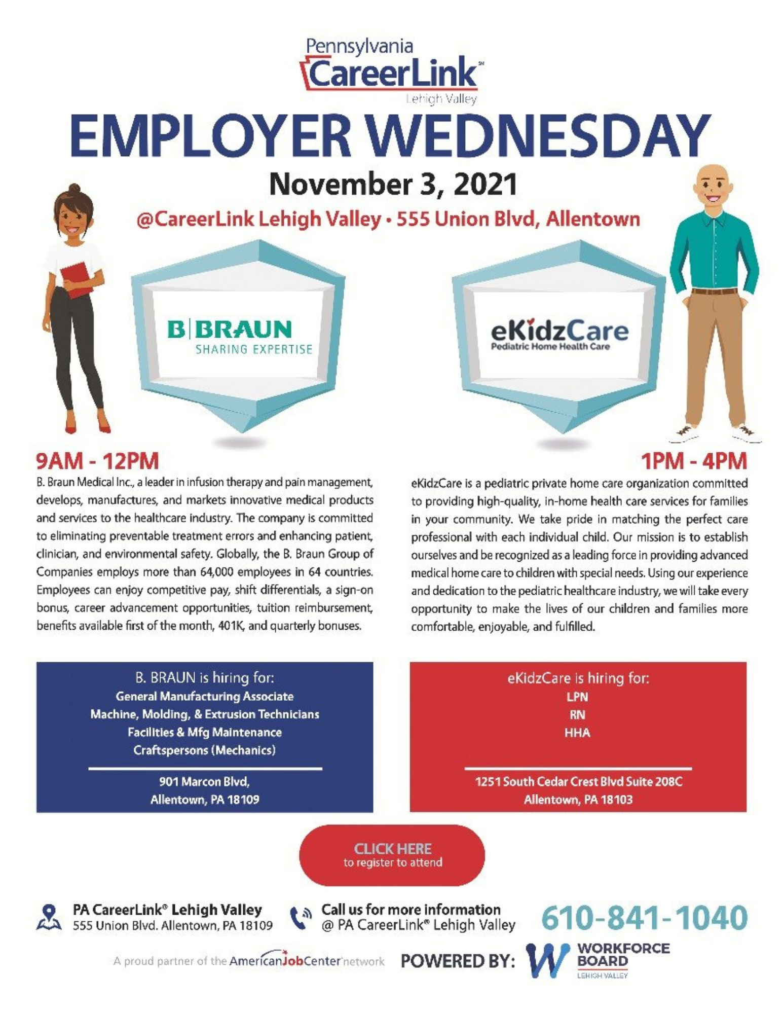 November 3 Employer Wednesday flyer