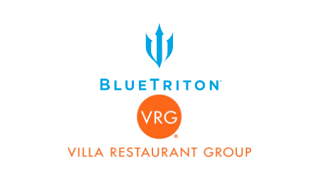 BlueTriton & Villa Restaurant Group logos