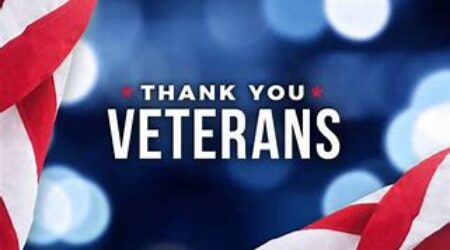 "Thank You Veterans" Graphic