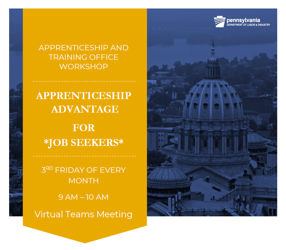 Apprenticeship Opportunities for Job Seekers (Live Webinar)