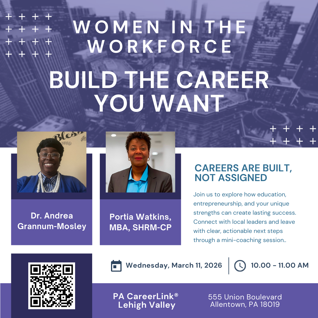 Women in the Workforce: Build the Career You Want (In Person)